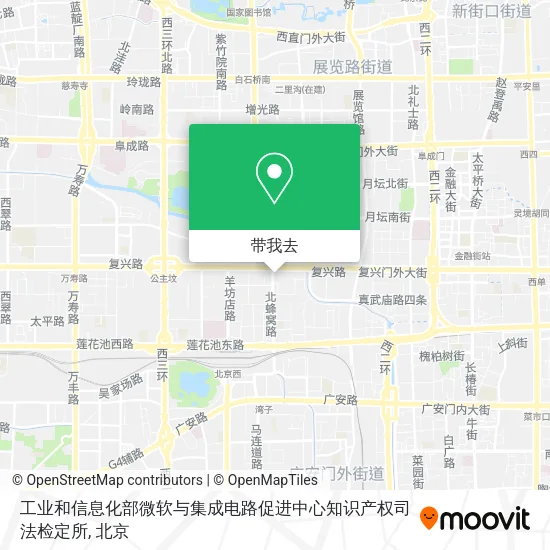 工业和信息化部微软与集成电路促进中心知识产权司法检定所地图