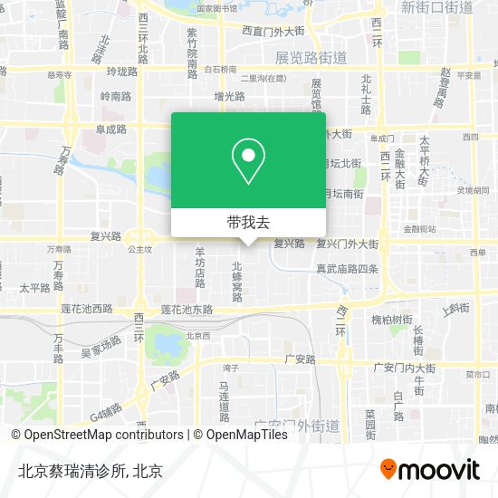 北京蔡瑞清诊所地图