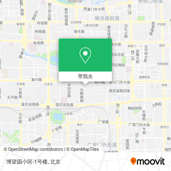 博望园小区-1号楼地图