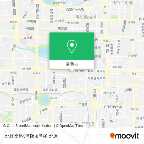 北蜂窝路5号院-8号楼地图