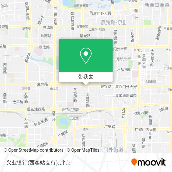 兴业银行(西客站支行)地图