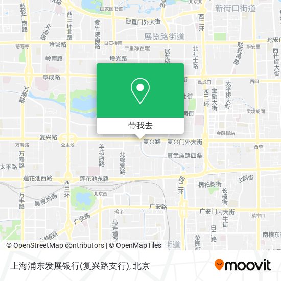 上海浦东发展银行(复兴路支行)地图