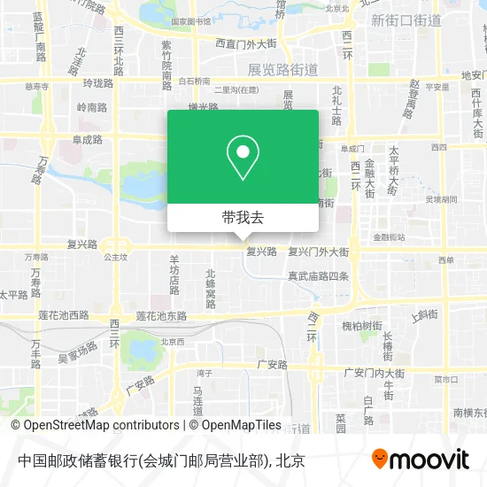 中国邮政储蓄银行(会城门邮局营业部)地图