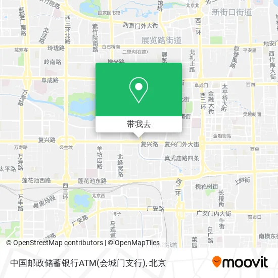 中国邮政储蓄银行ATM(会城门支行)地图