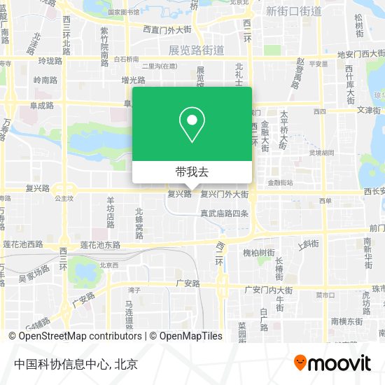 中国科协信息中心地图