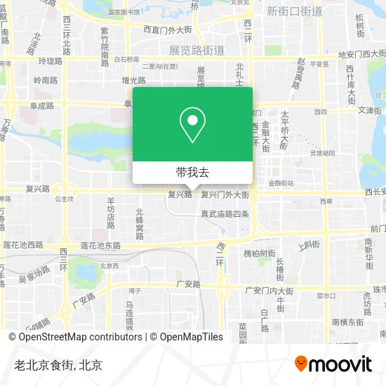 老北京食街地图