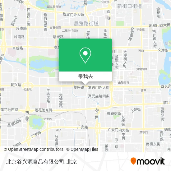 北京谷兴源食品有限公司地图