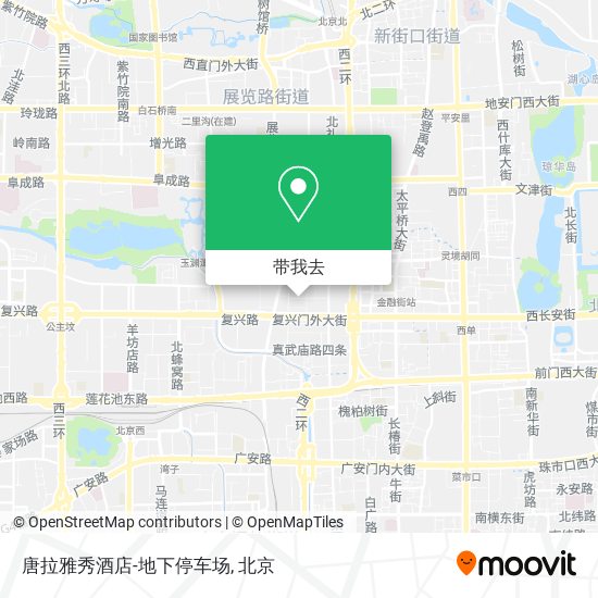 唐拉雅秀酒店-地下停车场地图