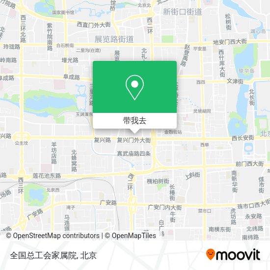 全国总工会家属院地图