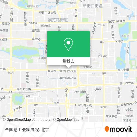 全国总工会家属院地图