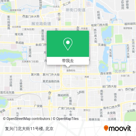 复兴门北大街11号楼地图