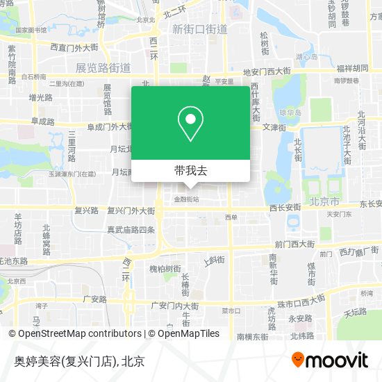 奥婷美容(复兴门店)地图