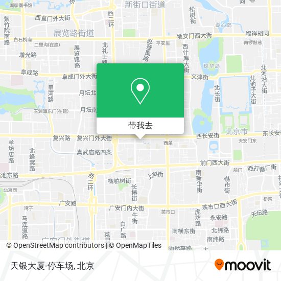 天银大厦-停车场地图