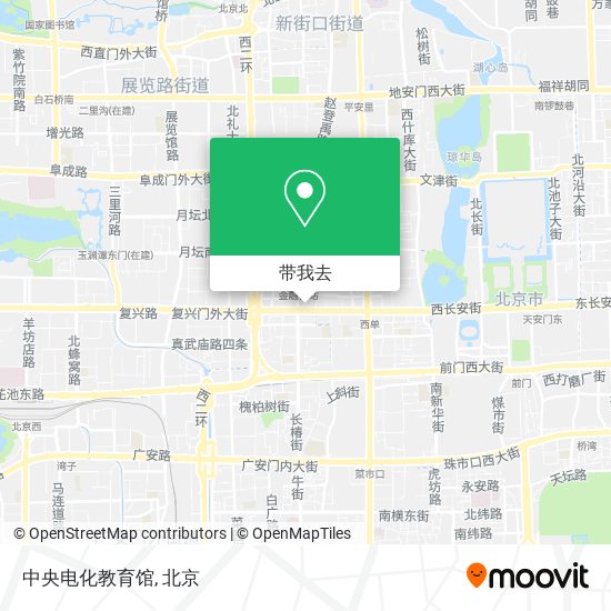 中央电化教育馆地图