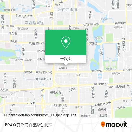 BRAX(复兴门百盛店)地图