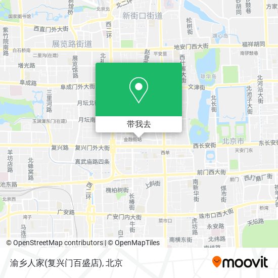 渝乡人家(复兴门百盛店)地图