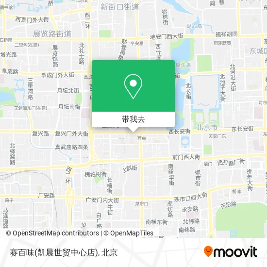 赛百味(凯晨世贸中心店)地图