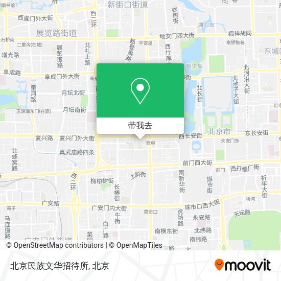 北京民族文华招待所地图