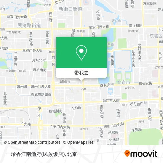 一珍香江南渔府(民族饭店)地图