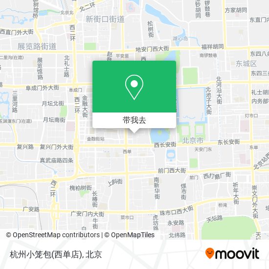 杭州小笼包(西单店)地图