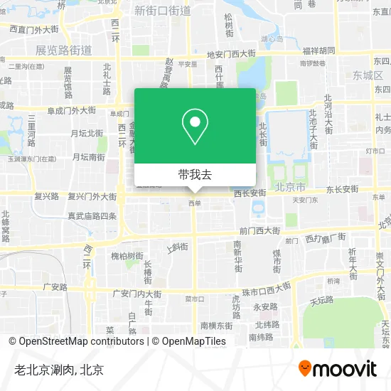 老北京涮肉地图