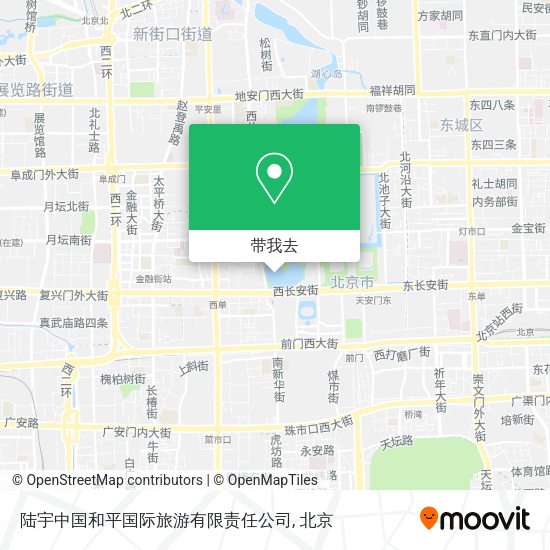 陆宇中国和平国际旅游有限责任公司地图