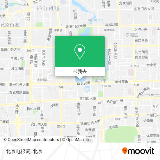 北京电报局地图