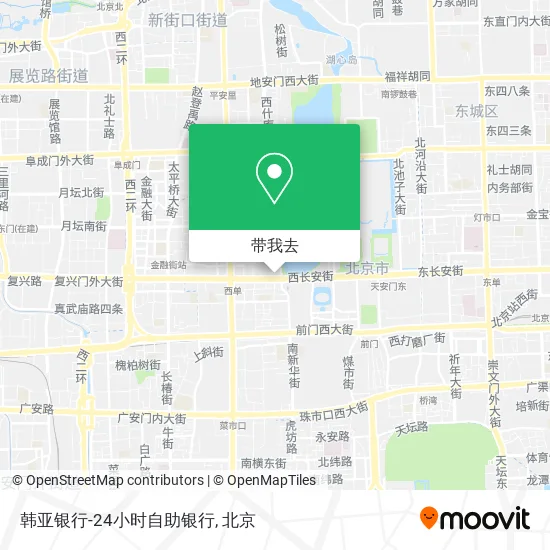 韩亚银行-24小时自助银行地图