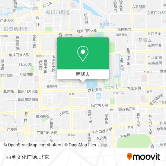 西单文化广场地图
