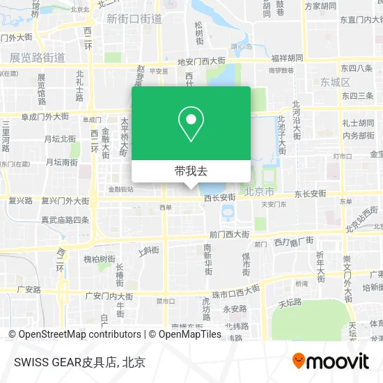 SWISS GEAR皮具店地图