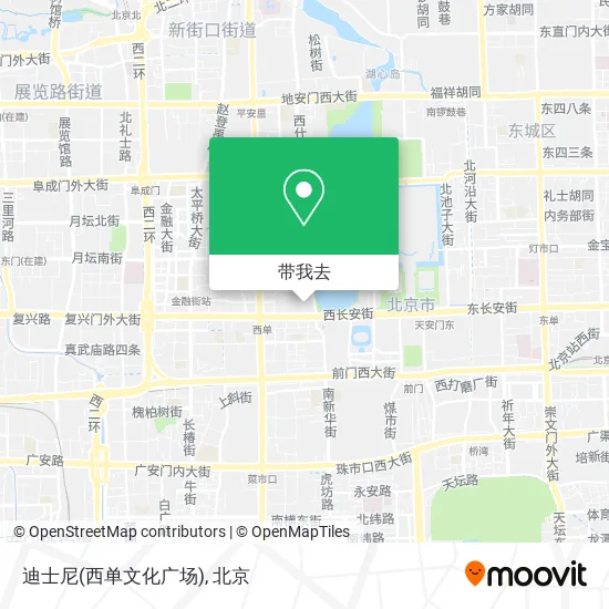 迪士尼(西单文化广场)地图
