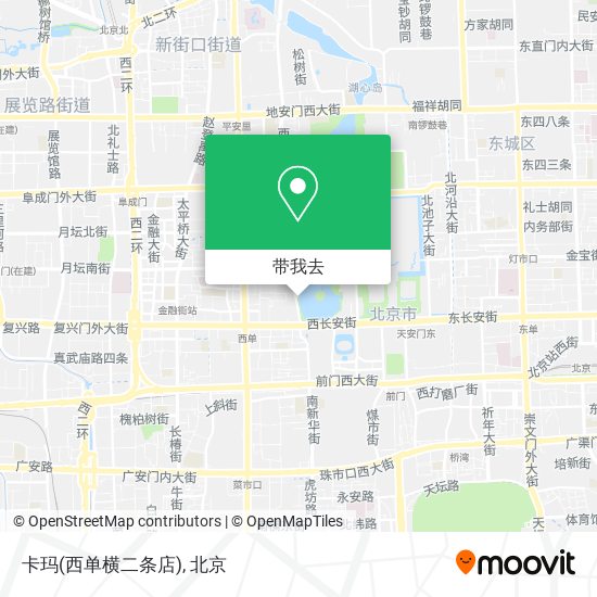 卡玛(西单横二条店)地图