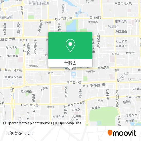 玉阁宾馆地图