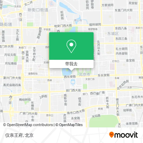 仪亲王府地图