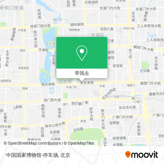 中国国家博物馆-停车场地图