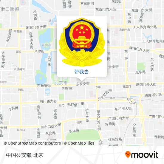 中国公安部地图