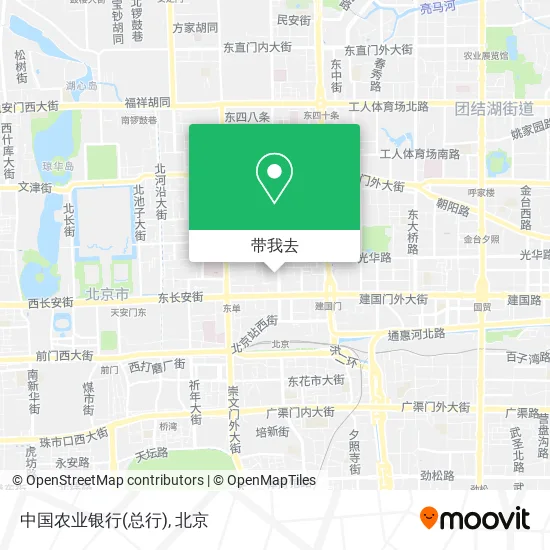 中国农业银行(总行)地图