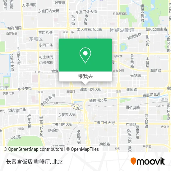 长富宫饭店-咖啡厅地图