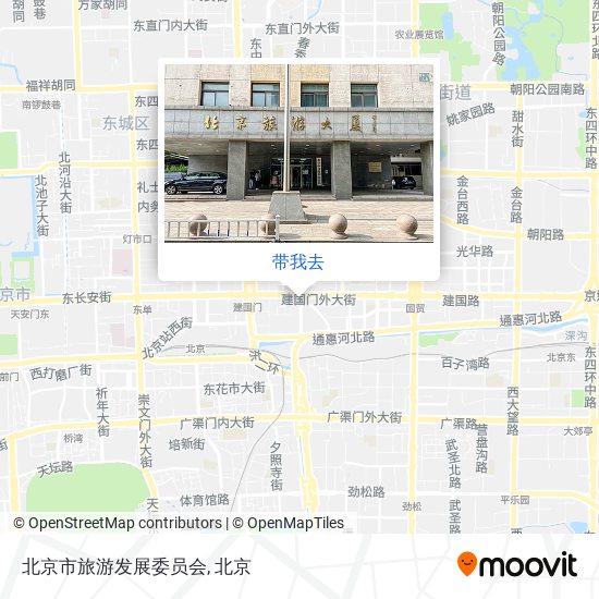 北京市旅游发展委员会地图