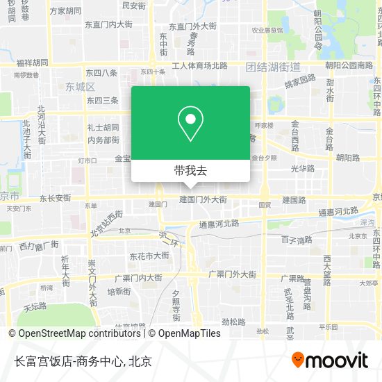 长富宫饭店-商务中心地图