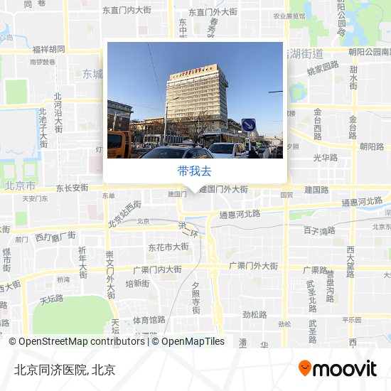 北京同济医院地图