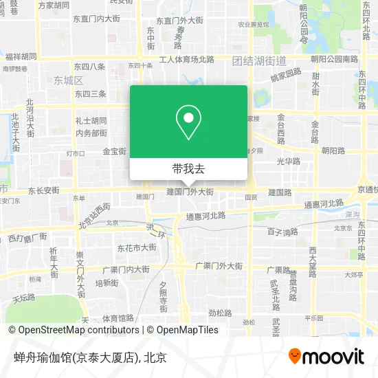 蝉舟瑜伽馆(京泰大厦店)地图