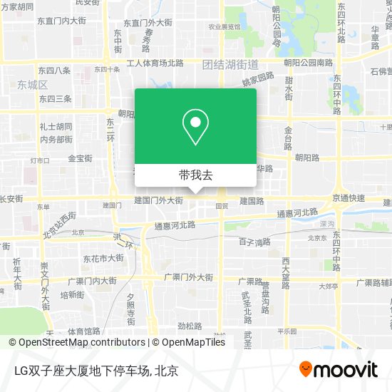 LG双子座大厦地下停车场地图