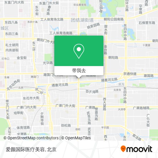 爱颜国际医疗美容地图