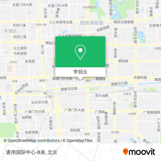 通用国际中心-B座地图