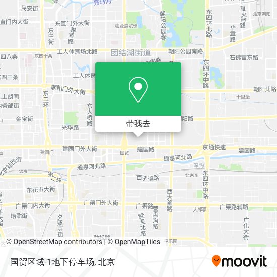 国贸区域-1地下停车场地图