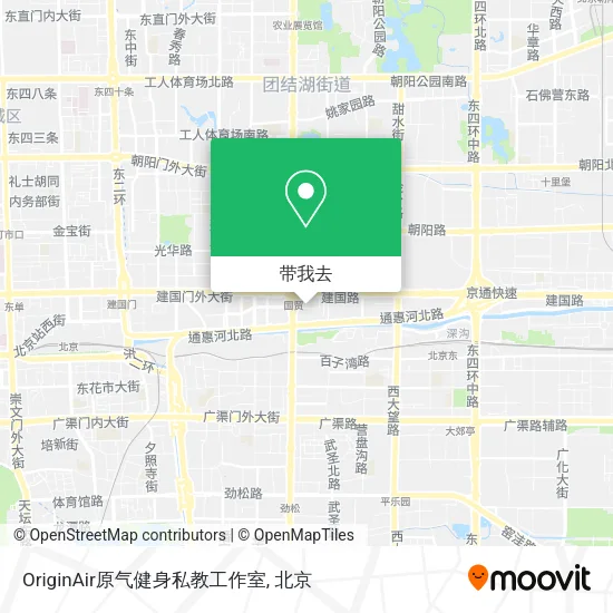 OriginAir原气健身私教工作室地图