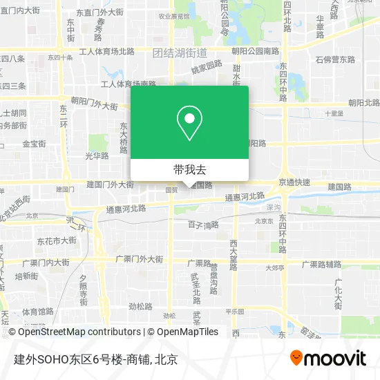 建外SOHO东区6号楼-商铺地图