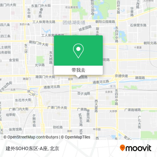 建外SOHO东区-A座地图