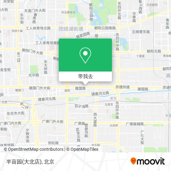 半亩园(大北店)地图